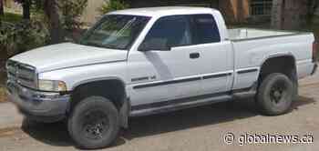 Alberta RCMP release photo of truck where human remains were found in fall, seek tips on homicide