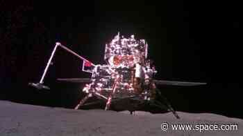 What happened to China's Chang'e 6 lander on the moon's far side?