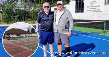 Oxhey Hall Tennis Club revamps courts days before Wimbledon