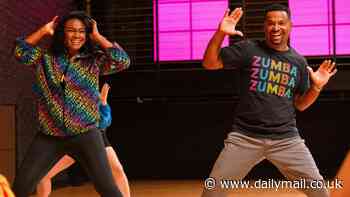 Fresh Prince Of Bel-Air reunion sees Alfonso Ribeiro, 52, dancing with Tatyana Ali, 45... 28 years after the Will Smith TV show went off the air