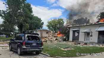 House explodes in Winnipeg's Transcona area