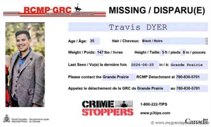 Grande Prairie RCMP seeking public assistance in finding missing 35-year-old