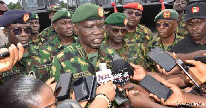 COAS urges those who have taken up arms against Nigeria to embrace dialogue