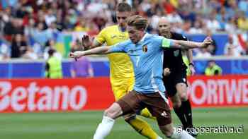 Bélgica logró ajustada clasificación ante Ucrania, que dijo adiós a la Euro