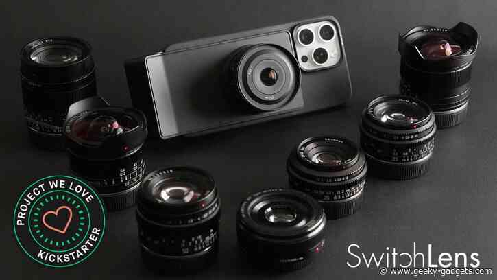 SwitchLens phone lens adapter transforms your phone into a pro camera