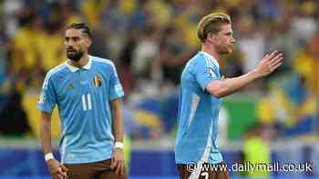 Kevin De Bruyne tells his team-mates to get off the pitch and forget about applauding fans after Belgium squad were met with loud boos following disappointing 0-0 draw with Ukraine