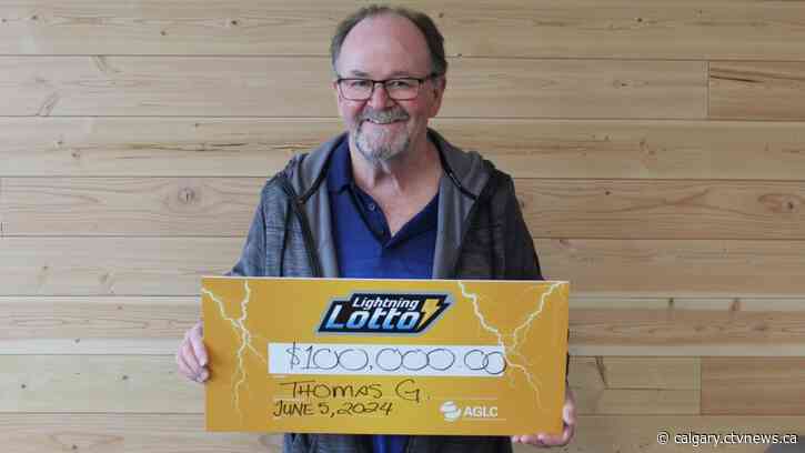Airdrie man plans to visit Nova Scotia with lottery winnings