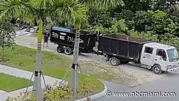 Man caught on surveillance illegally dumping trash in Hialeah arrested