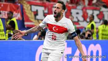 Turkije verslaat tiental van Tsjechië en krijgt op papier gunstige achtste finale