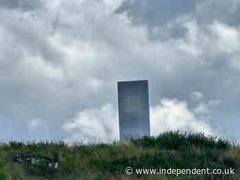 Heading east! Mysterious monolith appears in Colorado days after another was taken down in Las Vegas