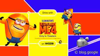Go Bananas with Illumination’s Despicable Me 4 on Waze