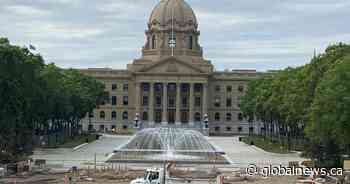 Alberta legislature fountains to begin running again on Canada Day