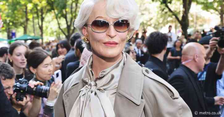 No, this isn’t Meryl Streep as Miranda Priestly at Paris Fashion Week – we’ve all been fooled