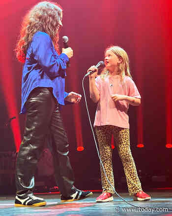 Alanis Morissette's daughter, 8, joins her to sing ‘Ironic’ in concert and absolutely nails it