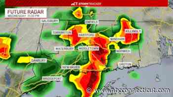 Severe thunderstorm warning issued for part of Connecticut