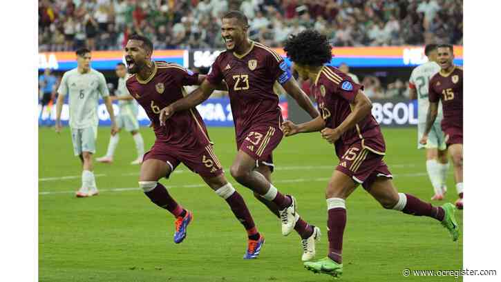 Venezuela edges Mexico to reach Copa America quarterfinals