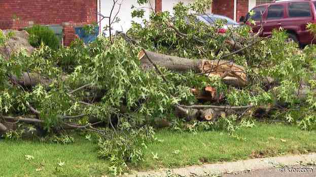 Residents in Midwest City picking up pieces after storm