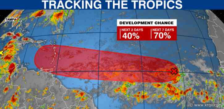 Tropical wave has a 70 percent chance of developing, National Hurricane Center says