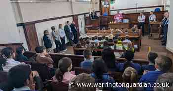 Warrington pupils visit former courtroom in Warrington