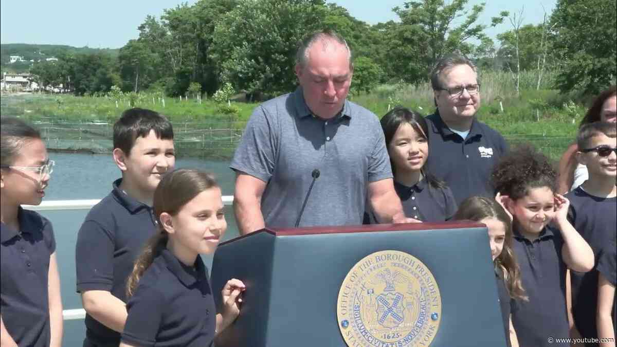 Unveiling Osprey Pond: Staten Island's P.S. 52 Students Name New Bluebelt Wetland