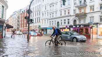 Unwetter mit Sintflut über Hamburg – zahlreiche Straßen überflutet