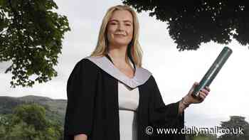 Scots motor racing star Logan Hannah makes a pit stop at the University of Stirling for her graduation