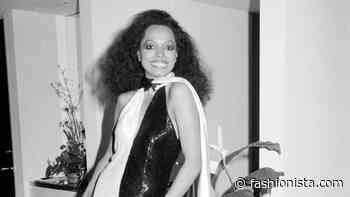 Great Outfits in Fashion History: Diana Ross' 1982 Black and White Beaded Birthday Gown