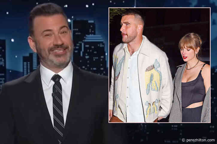 Jimmy Kimmel Spills Deets On 'Mind-Blowing' A-List Party With Taylor Swift & Travis Kelce!!