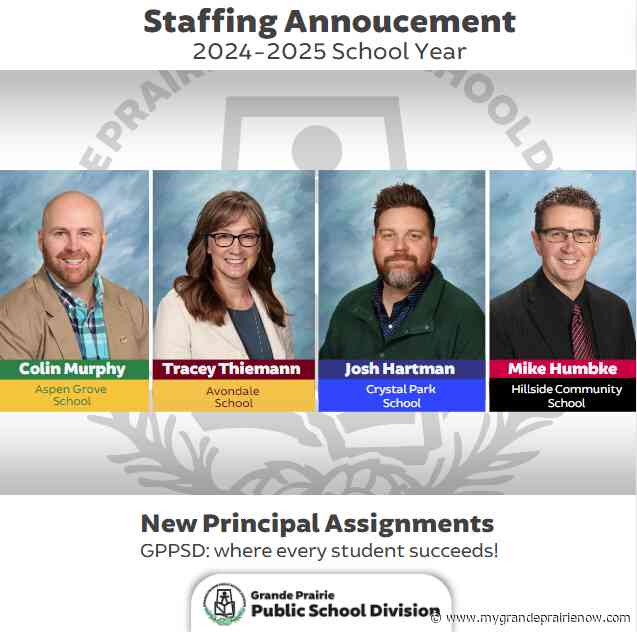 Four new principals assigned to GPPSD schools for the 2024-25 school year