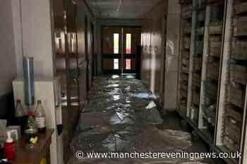 Collapsing ceilings, loose wires and flooded corridors - the pictures of Stepping Hill hospital that everyone should see