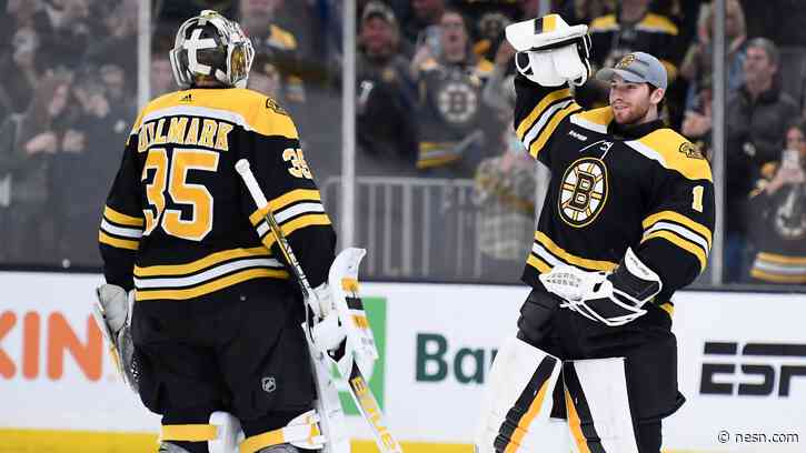 Bruins’ Jeremy Swayman Will Always Be Linus Ullmark’s ‘Little Brother’