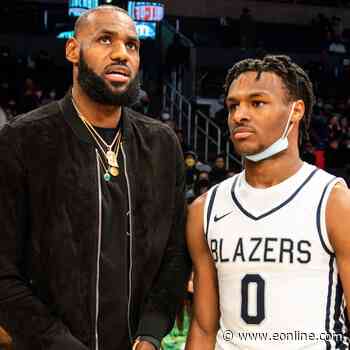 LeBron James' Son Bronny James Joining Him on L.A. Lakers in NBA