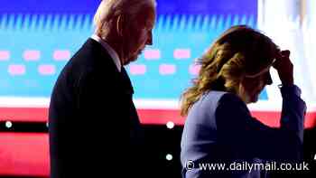 Jill Biden leads Joe off the stage after dismal debate... while Melania breaks decades of precedent by NOT appearing with Trump