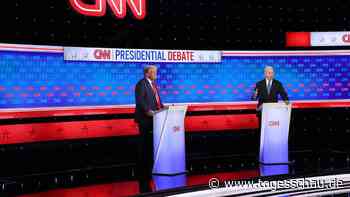 Biden und Trump liefern sich bei erster TV-Debatte scharfes Wortgefecht