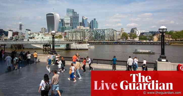 UK economy grew faster than thought in first quarter of 2024 – business live