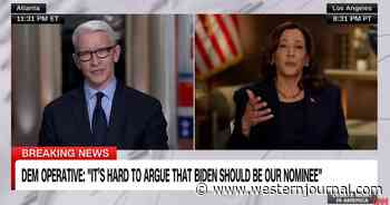 Watch: Anderson Cooper Fact-Checks Kamala Harris Live on CNN, Drops Bomb on Her Over Biden's Debate Fail