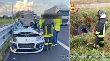 Tragödie im Urlaubsparadies: Touristin (†) wird auf Autobahn von Lkw-Reifen erschlagen