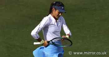 Emma Raducanu had to hold back tears practicing against Wimbledon opponent