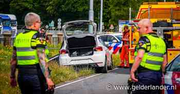 Achtervolging van gestolen auto in Duitsland eindigt met crash bij Eindhoven