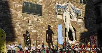 Wielrenners zijn in Florence voor eventjes goden uit de mythologie