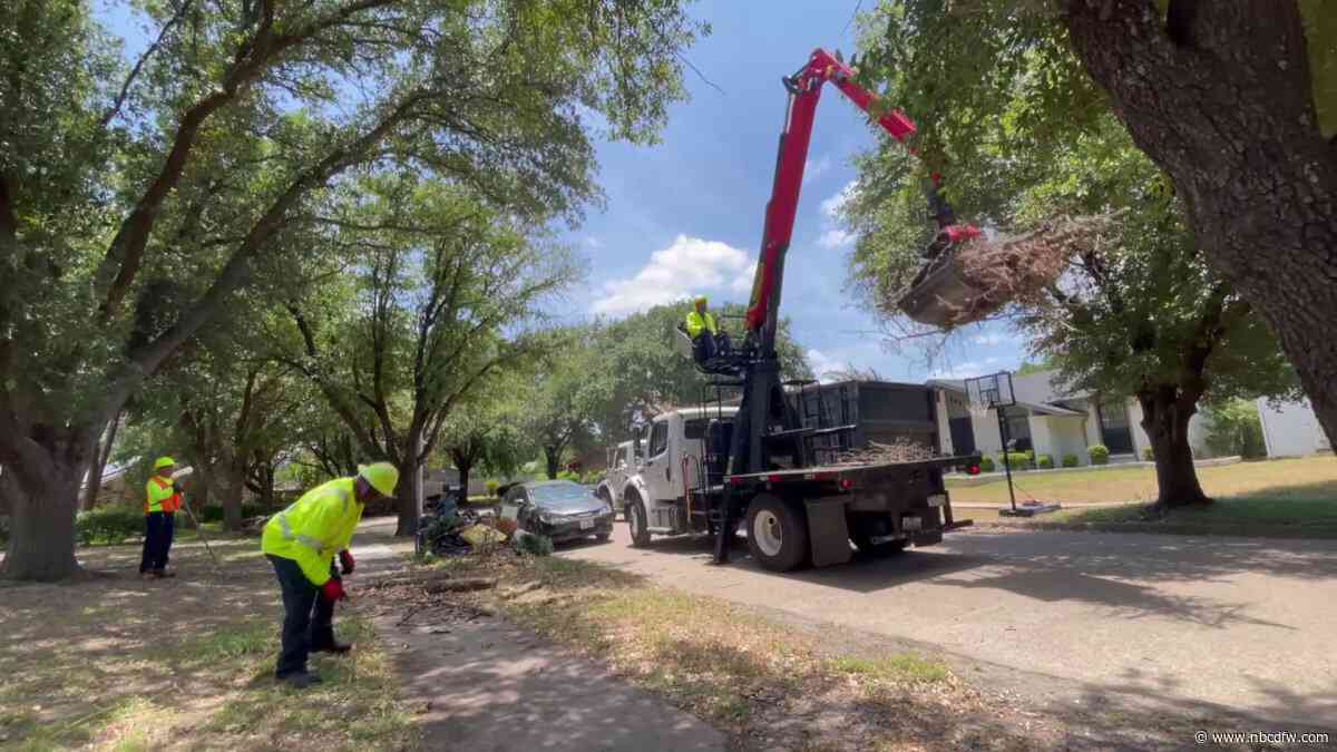 Dallas On Target To Complete 60-day Storm Debris Cleanup - Fort Worth 