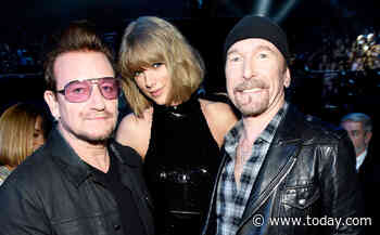 Taylor Swift’s ‘Irish fan club,’ U2, sends her a kind note ahead of her Dublin concerts