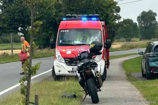 Vrouw komt ten val met motor door overstekende haas