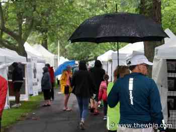 Wet start to Artfest Kingston as rain, wind move into region