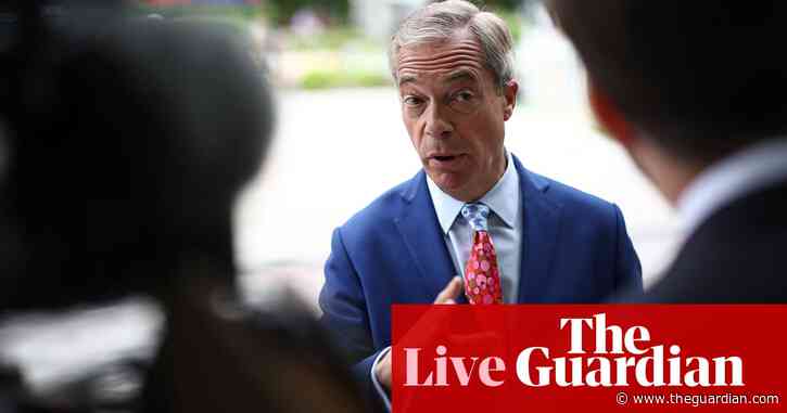 General election – as it happened: Farage says he is boycotting BBC as more Reform candidates dropped over past comments
