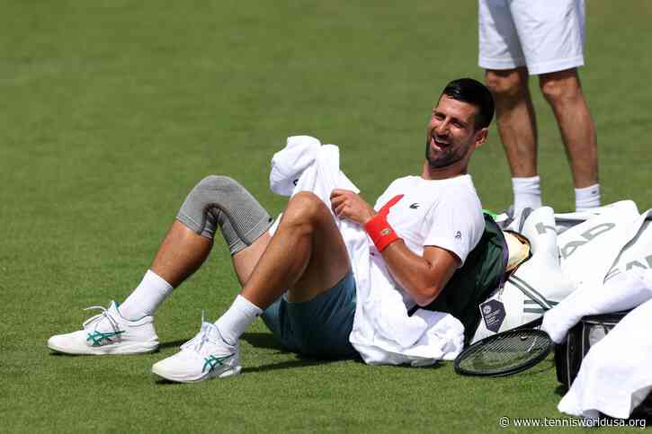 Novak Djokovic opens up about his knee after final pre-Wimbledon test