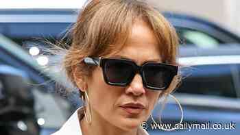 Jennifer Lopez looks tense alongside her child Emme, 16, during lunch date in LA... after Ben Affleck 'moves his things out' of their $60M mansion amid rumored marriage woes
