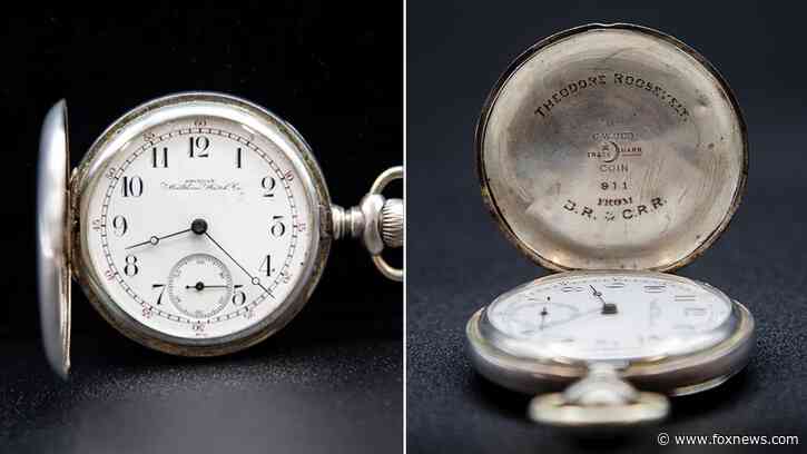 Theodore Roosevelt's stolen pocket watch recovered by FBI after it was missing for 37 years