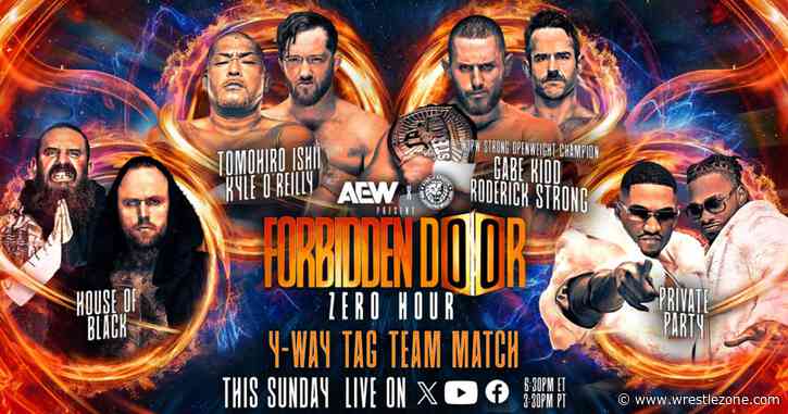4-Way Tag Team Match Set For AEW x NJPW Forbidden Door Zero Hour, Updated Card