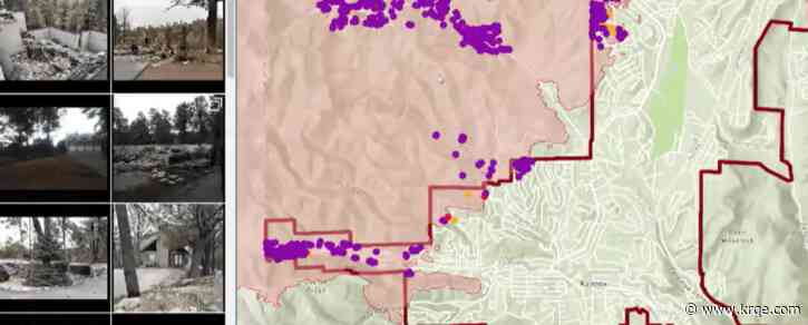 Interactive map allows Ruidoso evacuees to check on homes